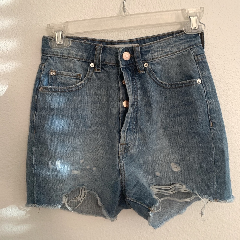 Medium Wash Zara Shorts